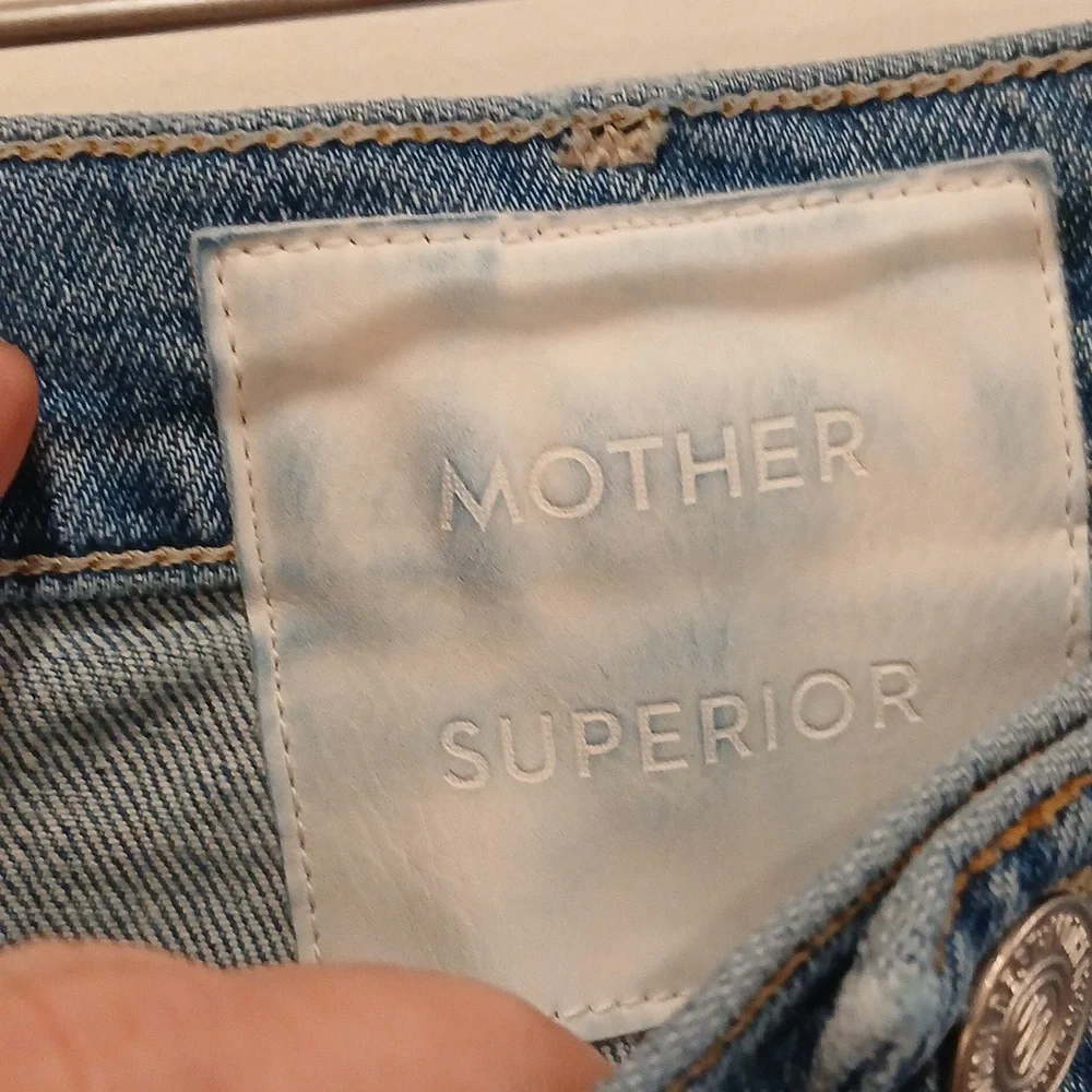 Mother Superior The Insider Crop Step Fray Jeans In Holy Melancholy Size 28